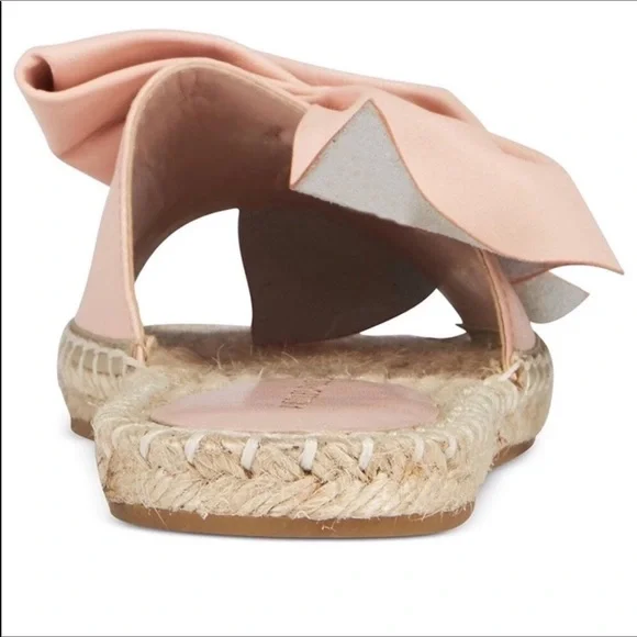 Avec Les Filles Gemma Pink Jute Leather Slide Size 7 NEW - Picture 3 of 8